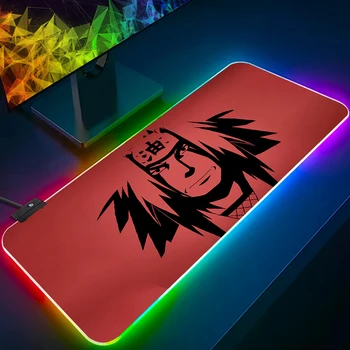 Tapis RGB Naruto – LED Gaming XXL avec Jiraiya, Sasuke & Uchiha Clan 10