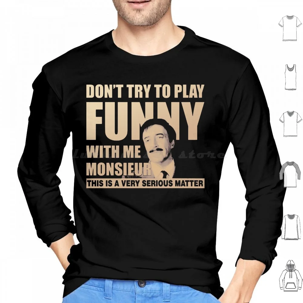 Clouseau Felpa Con Cappuccio In Cotone Manica Lunga Peter Sellers Blake Edwards Film Aleksandar Kostjuk Citazione Di Film Di Commedia Francese Rosa