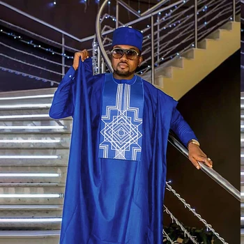 Ayoola Embroidered Dashiki Agbada Outfit