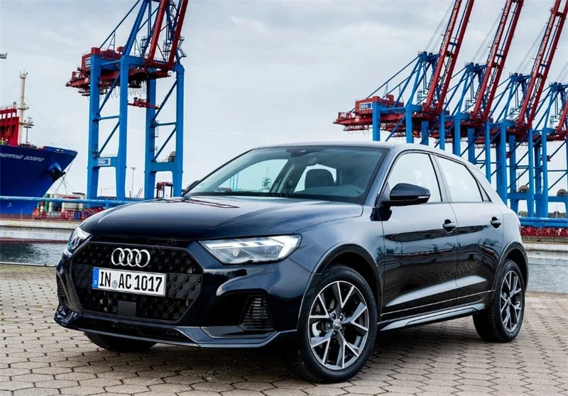 Für Audi A1 A 1 GB Sportback Citycarver Allstreet 2018–2023, Ersatz-Carbonfaser-Look, schwarze Rückspiegel-Abdeckkappen – Detail 7