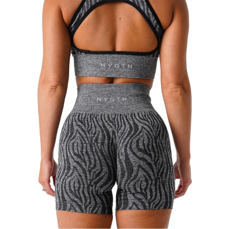 Wild Thing Zebra Seamless Shorts Spandex Shorts Women Fitness Elastic Breathable Hip-lifting Leisure Sports Running workout shorts sports shorts running shorts seamless shorts