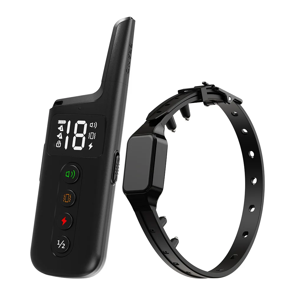 

Dog Training Collar Wrap-Around Shock 1000ft Control Distance W/3 Training Modes Beep Vibration Shock Dog Anti-barking Collar