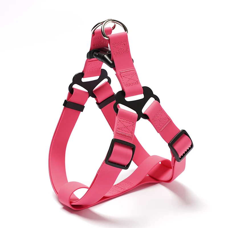 

Dog Harness Waterproof Light Weight Adjustable PVC Pooch Chest Straps Source Quality For Training Support Dropship