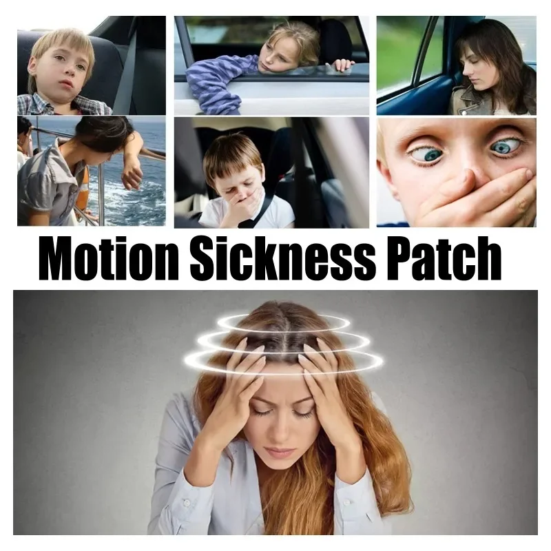 36 PCS Motion Sickness Patches Bands Relief of Nausea Vomiting Carsick and Vertigo in Adults and Kids from Car Travel Seasick slimming patch