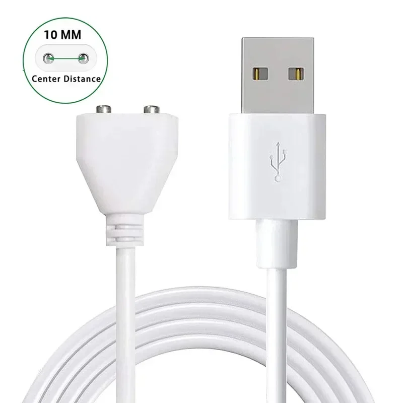 USB Magnetic Charging Cable Replacement Charger Cord for Wand Massager Rechargeable Toys -(10MM-0.39Inch/8MM-0.31In）
