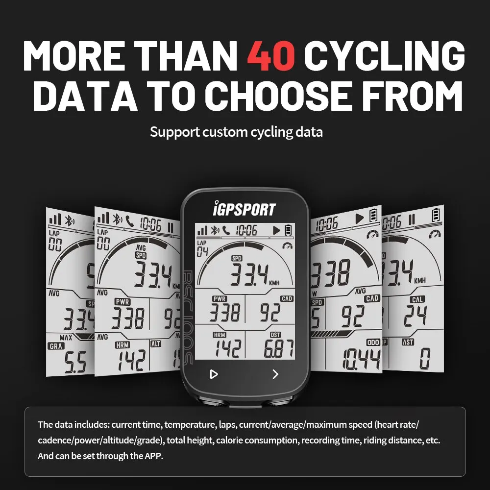 GPS Bike Computer IGPSPORT BSC100S Cycle Wireless Speedometer Bicycle Digital Stopwatch Cycling Odometer Cycling Computer