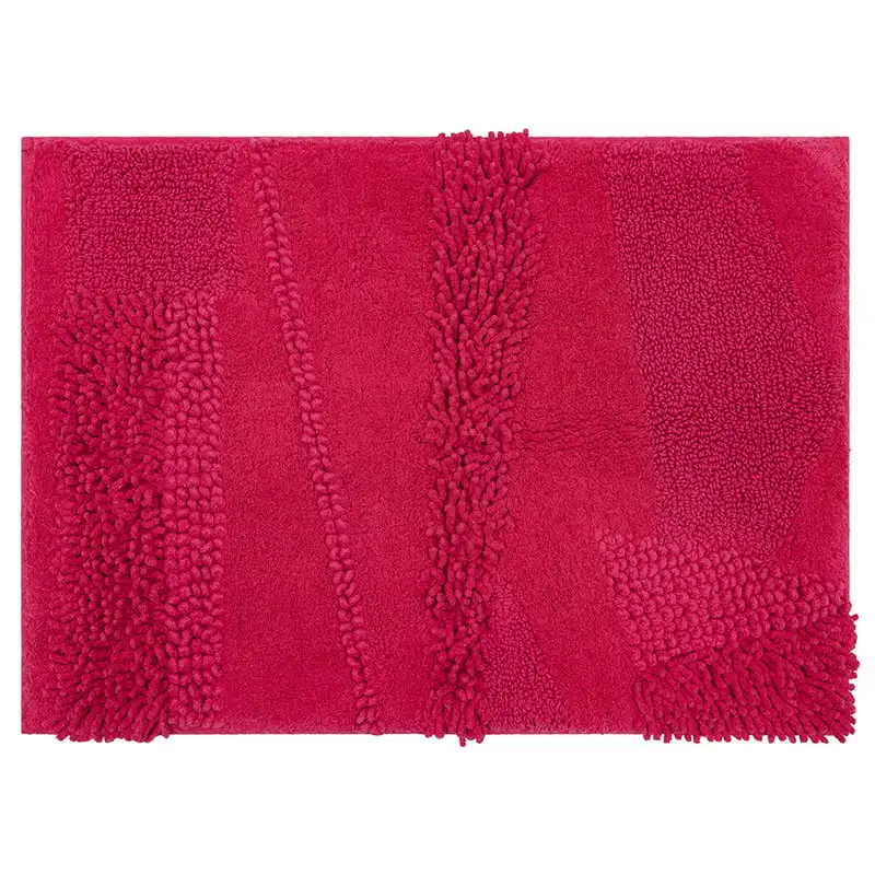 

Cotton Bath Mat, Fiesta Fuschia, 1' 5" x 2'