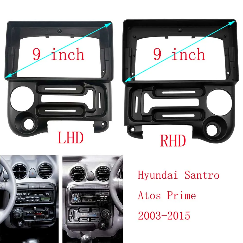 WQLSK 2 DIN 9 ġ ڵ  ٸ   Santro Atos Prime  ȵ̵     г ŰƮ