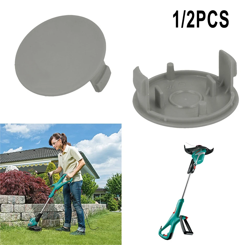 Grass Trimmer Head Grass Trimmer Parts 1/2Pcs ABS Spool Cover F016F05384 For Bosch AFS 23-37 Cordless Grass Trimmer Cover Cap Lawn Mower Garden Tool Replacement Parts