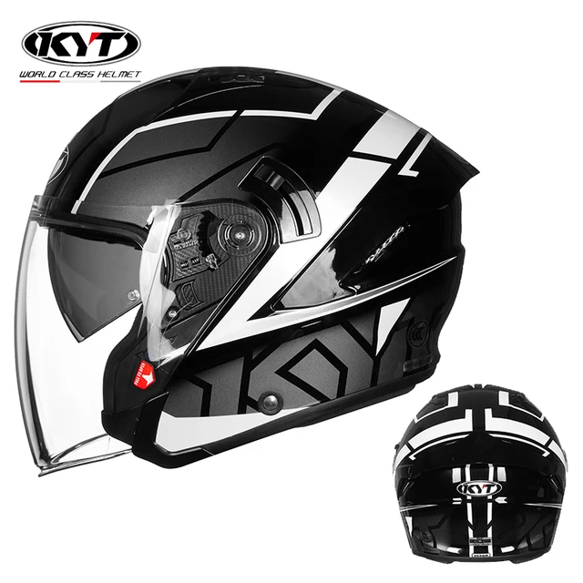 Kyt Motorcycle Helmet Jet Vintage Helmet Open Face Retro 3 4 Half Helmet Casco Moto Capacete Motoqueiro Mopeds Enduro Casque Helmets Aliexpress