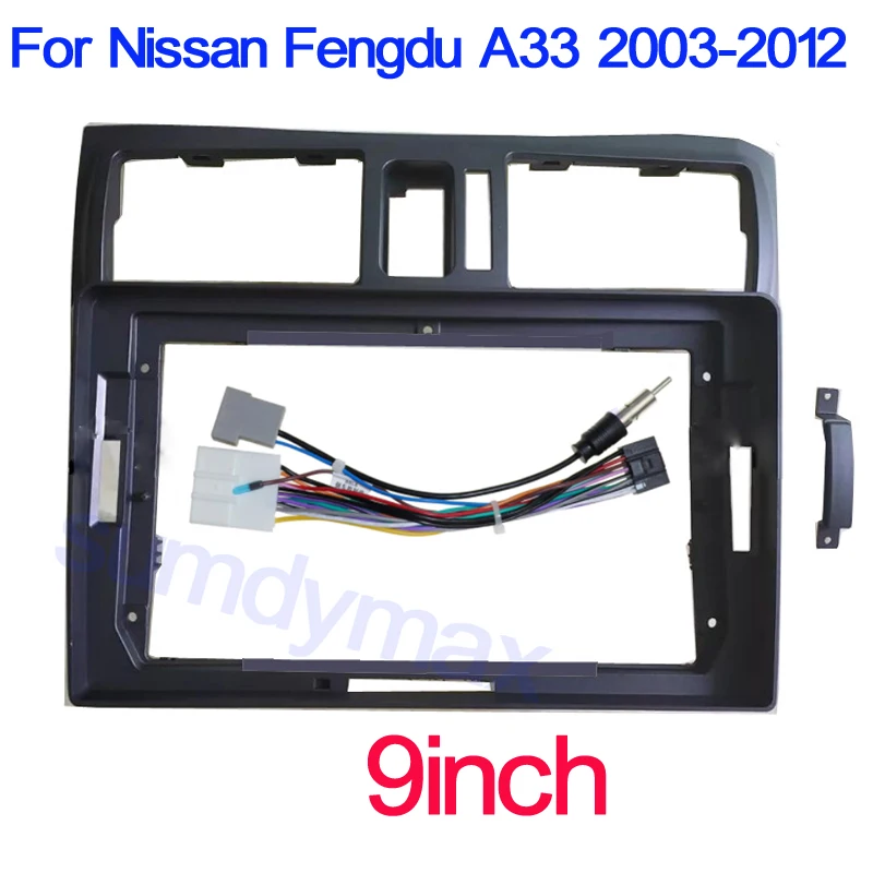 

9 inch 2 Din car Panel Frame for Nissan Fengdu A33 2003-2012 Dash Mount Kit Interior Car Radio Surround