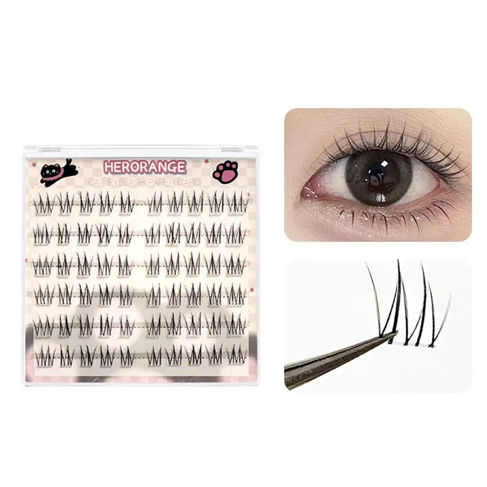 Wimpernverlängerung mit großer Kapazität, professionelle individuelle Cluster-DIY-Wimpern, natürliche falsche Wimpern, Make-up-Produkte ﻿ – Detail 8