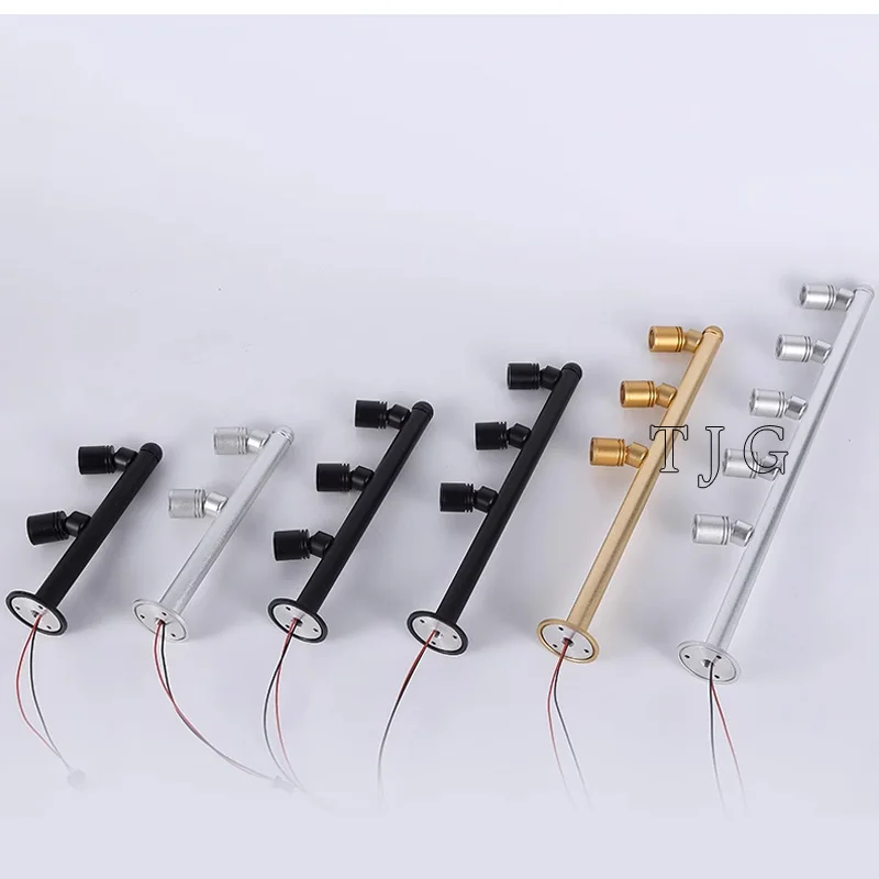 LED 쇼케이스 조명 1W 2W 3W 5W 조절 가능 스포트라이트 전시용 LED 보석 진열 조명 다이아몬드 매장용 40/175/200/365MM