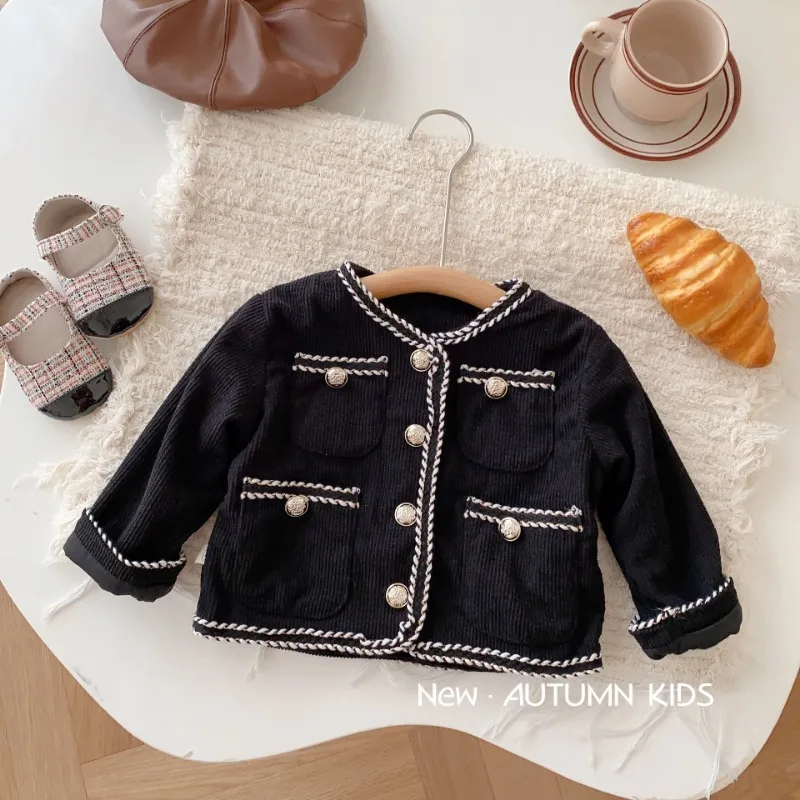 

Girls Little Coat 0-7 Year Old Autumn Baby Fashion Temperament Top Children Tops Kids Jackets for Girls