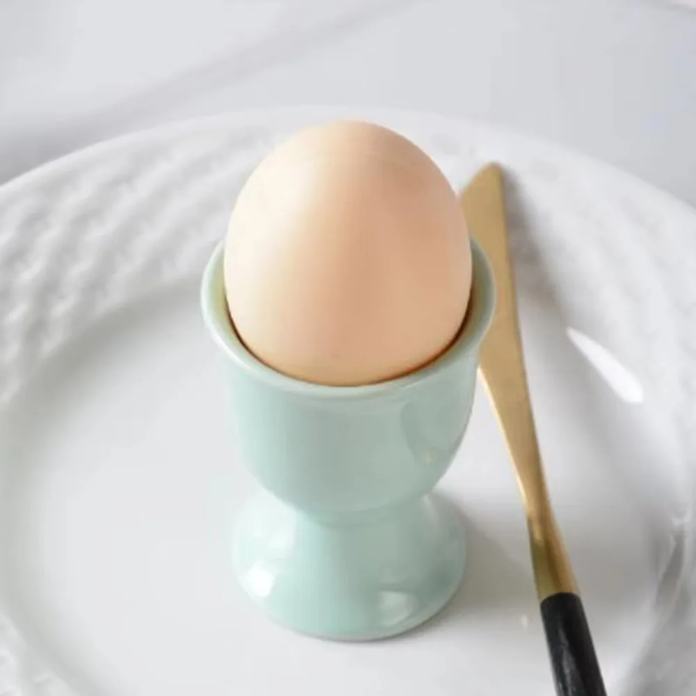 Ceramic Egg Cup Candy Color Wine Cups Breakfast Tool Egg Cup Holder Eggs Supplies Kitchen Gadgets Eggs Decor Supplies