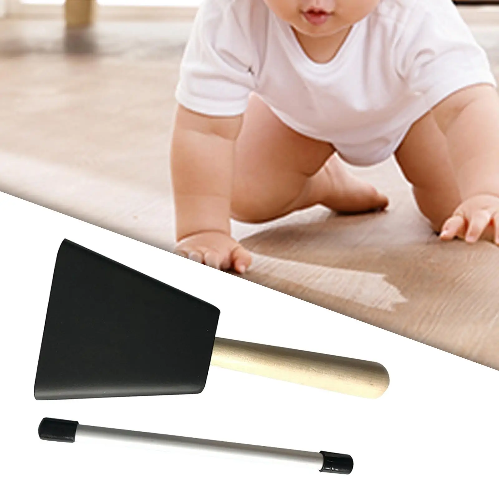 

Cowbell музыкальные игрушки деревянная ручка аксессуары Обучающие игрушки металлический ковбелл