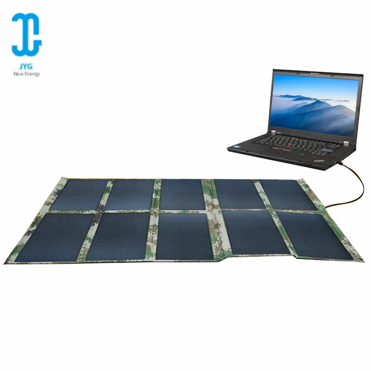 100w portatil dobravel carregador de painel solar 02