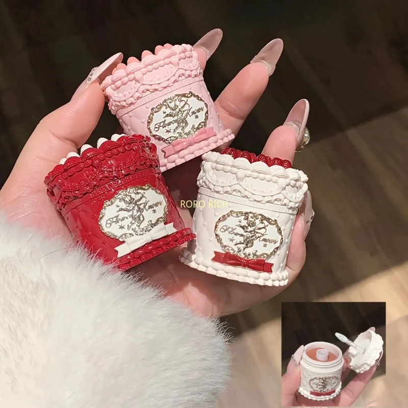 Flower Knows Strawberry Cupid Cake Lip Mud Matte Velvet Cute 5ml 100% Original Makeup Cosmetics Flowerknows Lip Cream 2