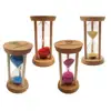 10 Min Wooden Yellow Sand Timer Hourglass for Kid Reading Game Playing Timer 5