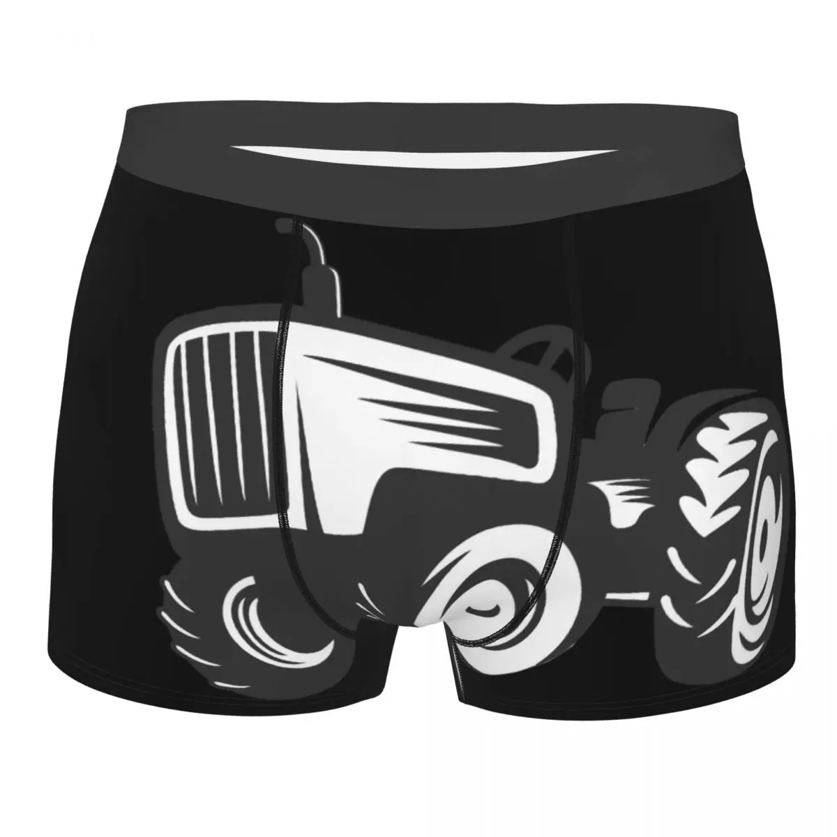 Black And White Farm Tractor Man's Boxer Briefs Underwear Highly Breathable High Quality Gift Idea small talk stickers vintage sticker book idea 4 3 x7 6inch sheet size 406 stickers black white