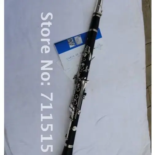 Black Nickel Plated et 1986 B12 Student Bb Bakelite Clarinet Beginner Music Instruments with 16 Closed Holes + 1 Reed + Case