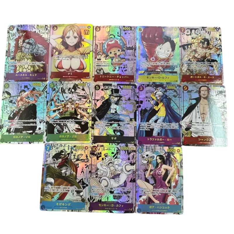 Collectible Card Game Toy Anime One Piece Nami Boa Hancock Yamato Vivi Uta Shanks Newgate Luffy Zoro Diy