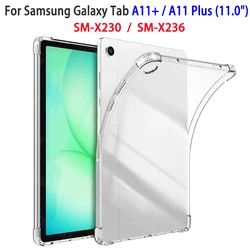 Flexible Transparent TPU Silicone Protective Case for Tablets (11 - inch & 8.7 - inch) (A11 Plus ( 11 - inch ))