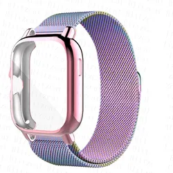 Premium Metal Strap Case with Magnetic Loop for Amazfit  Bip 5 (6)