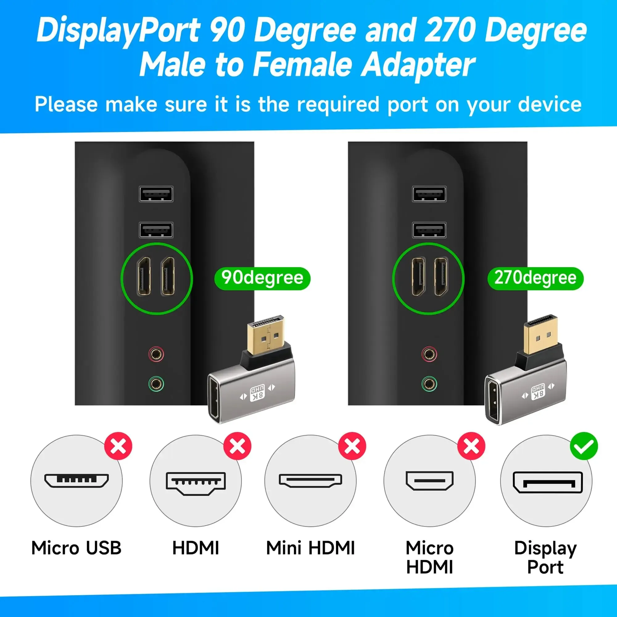 ũž Ϳ DP ̺ ͽٴ, HDR ¿  ˷̴ Ͽ¡  , 8K @ 60Hz, 4K @ 144Hz