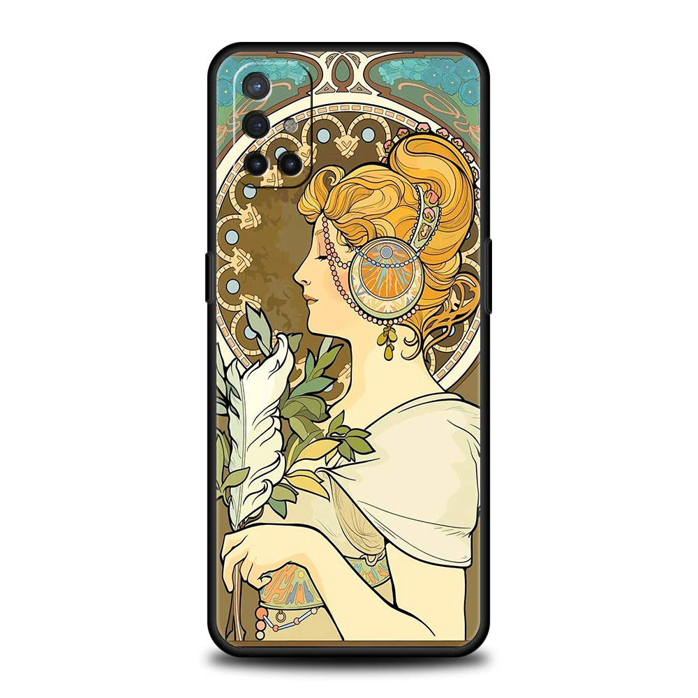 Alphonse Mucha Art Poster Soft TPU Phone Case Cover