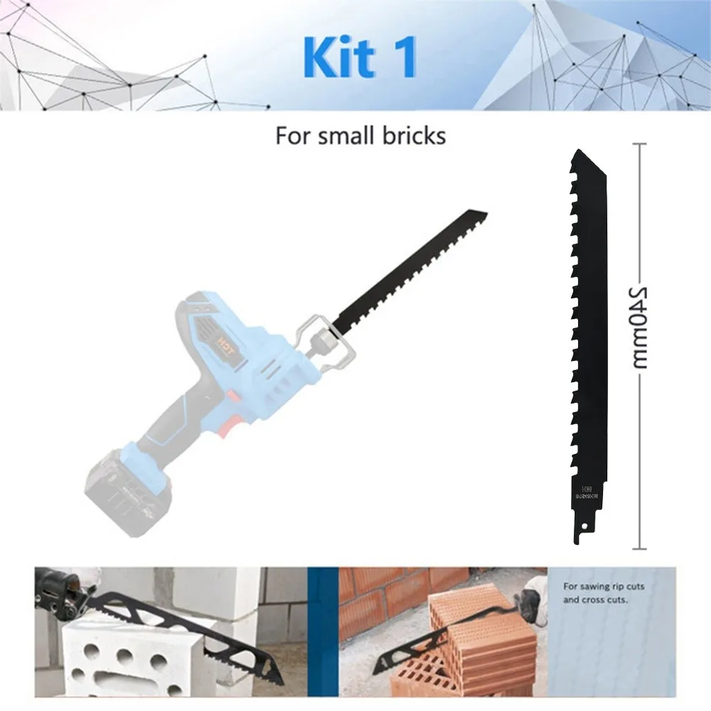 Reciprocating Saw Blade Cutting Red/Grey Brick And Stone For Saber Saws All-Purpose Demolition Masonry Reciprocating Saw Blade