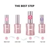 MIZHSE 18ml Base And Top Coat Long Lasting Gel Nail Polish Soak Off UV LED Lamp Gel Matte Top Coat Nail Art Manicure Gel Varnish 6