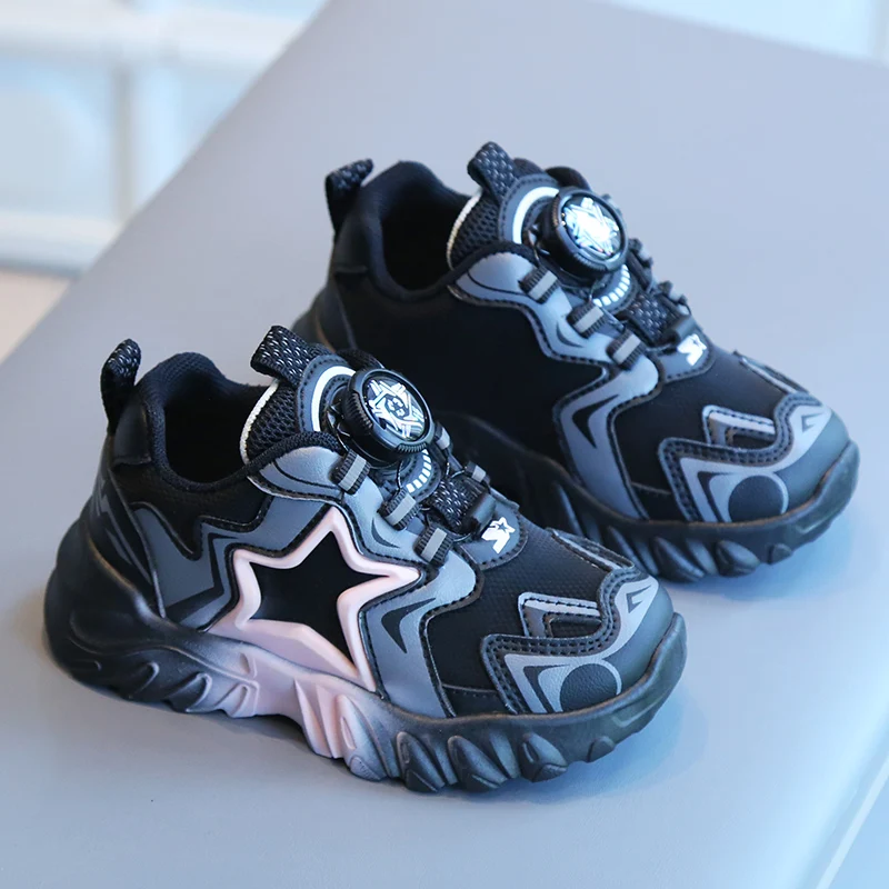 

Boys Girls Sneakers Lightweight Anti-Slip Breathable Comfort Sports Running Walking Shoes for Kids