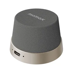 Vibe Go Magnetic Portable Wireless Speaker with Waterproof Protection and Extended Playtime (Titanium)