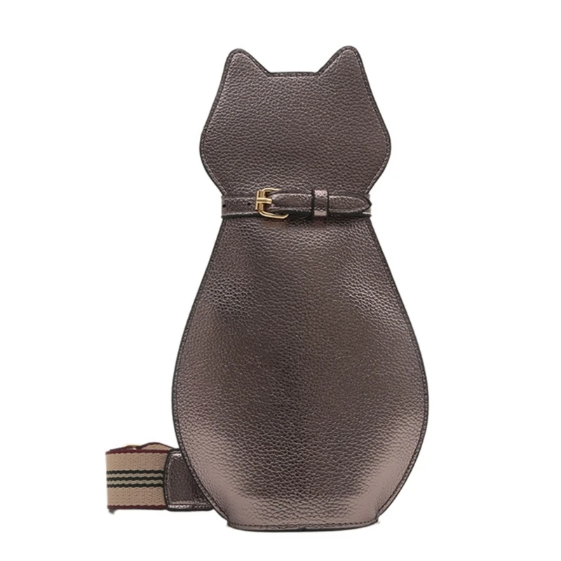 Quirky inspired Chest Pack Crossbody Bag Sling Purse Perfect for Cat Lovers E74B