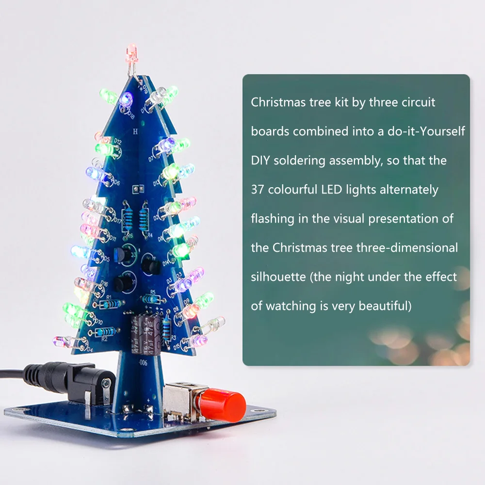 One Holiday Way Set Di 3 Alberi Di Natale Da Tavolo Illuminati A LED - Rosa, Blu, Verde - 39,9 Cm - A Forma Di Spazzola Per Bottiglie