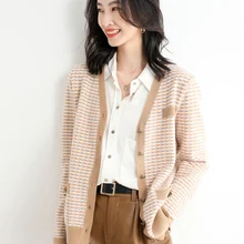 

Women's Sweater New Year 2022 Luxury Padded Jumper Sampic Apparel Store Cardigan Old School Japan Traf Sela Kawaii Things Woman