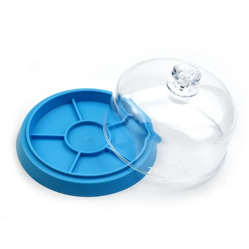 6 Slots Watch Dust Sheet Cover with Tray Watch Movement Repair Tool Spare Protector Watchmaker Repair Tools Jewelry Tools Boxes watch parts