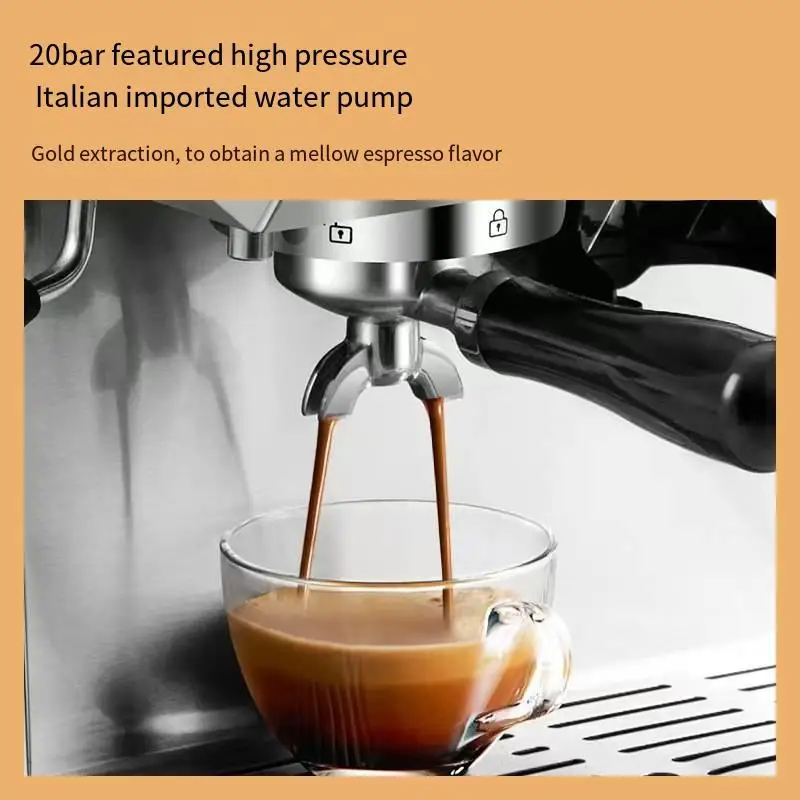 Coffee Brewer Machine Professional Commercial Italy 3 In 1 20 bar Coffee Maker