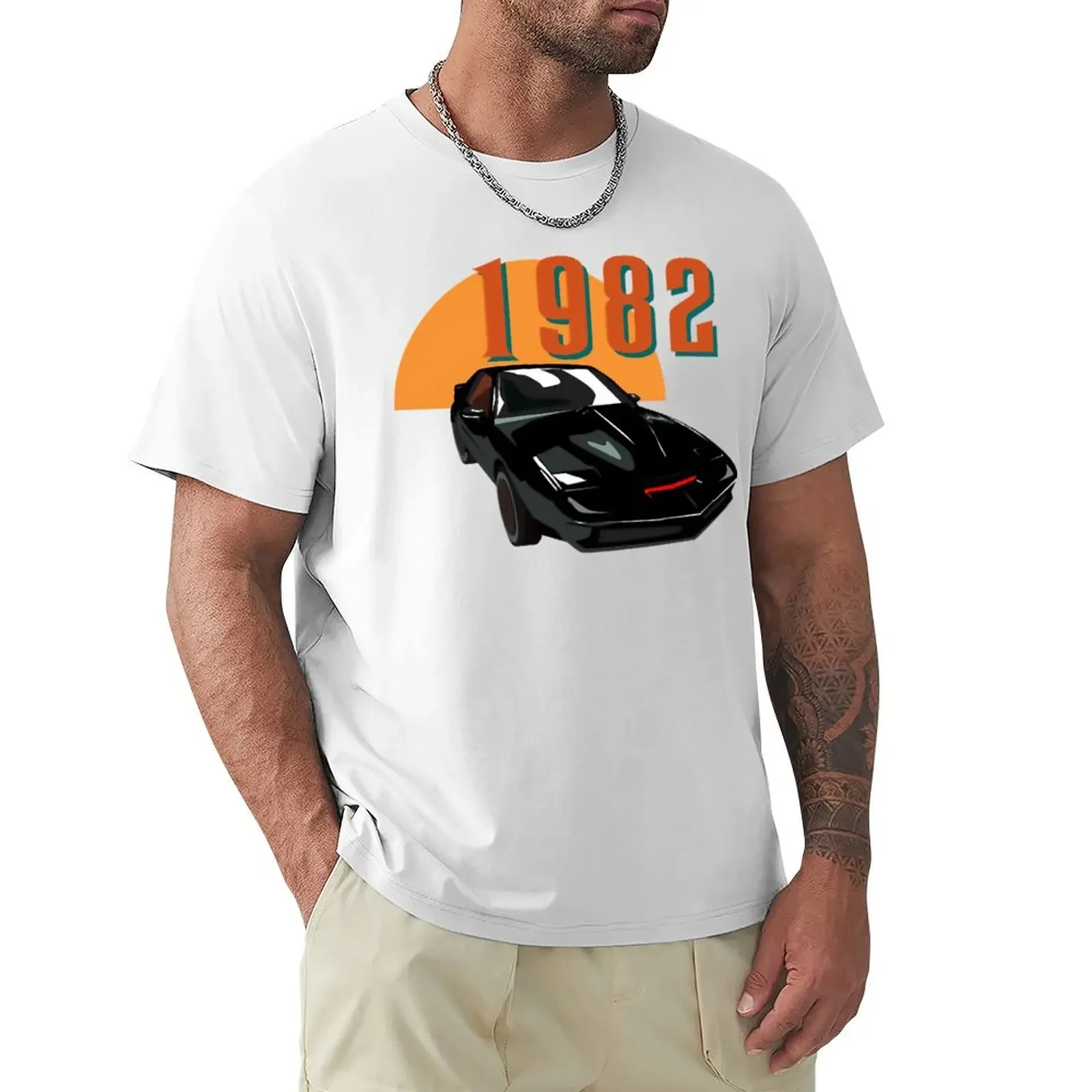 1982 Trans Am Knight Rider T-Shirt Grafica Vestiti Carini Taglie Forti Magliette Da Uomo Pack
