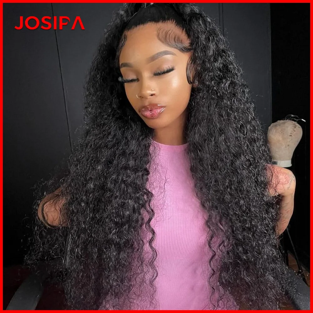 

30 40 Inch 13x4 13x6 Hd Lace Front Curly Human Hair Wigs Deep Wave Ready To Wear Glueless Brazilian Hair 360 Lace Frontal Wig