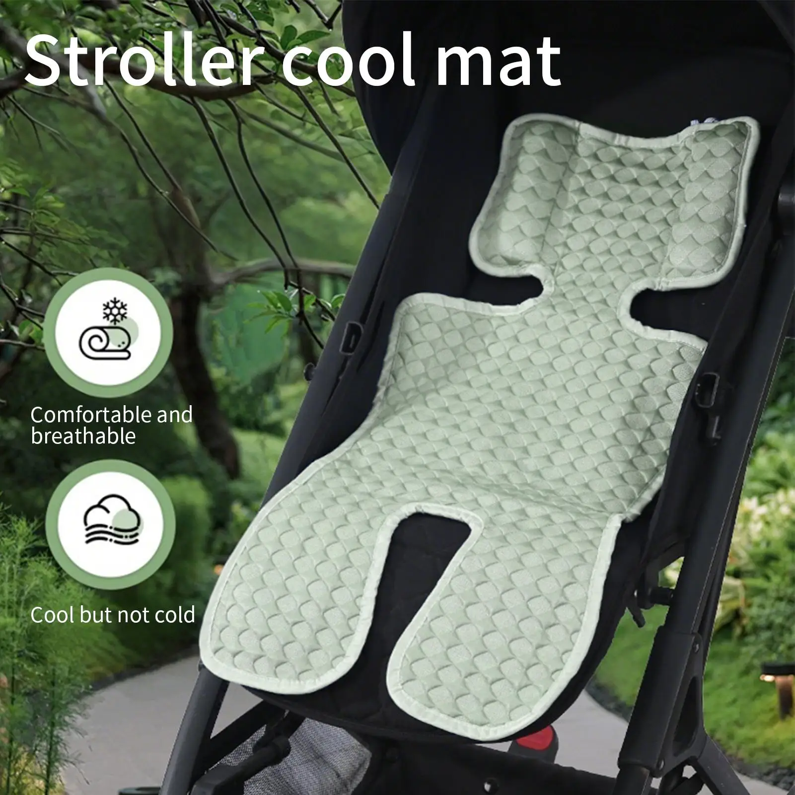 Stroller Cooling Pad Portable Baby Cooling Pad Breathable Cooler Mat for Stroller Child Safety Seat Toddler High Chair Cold