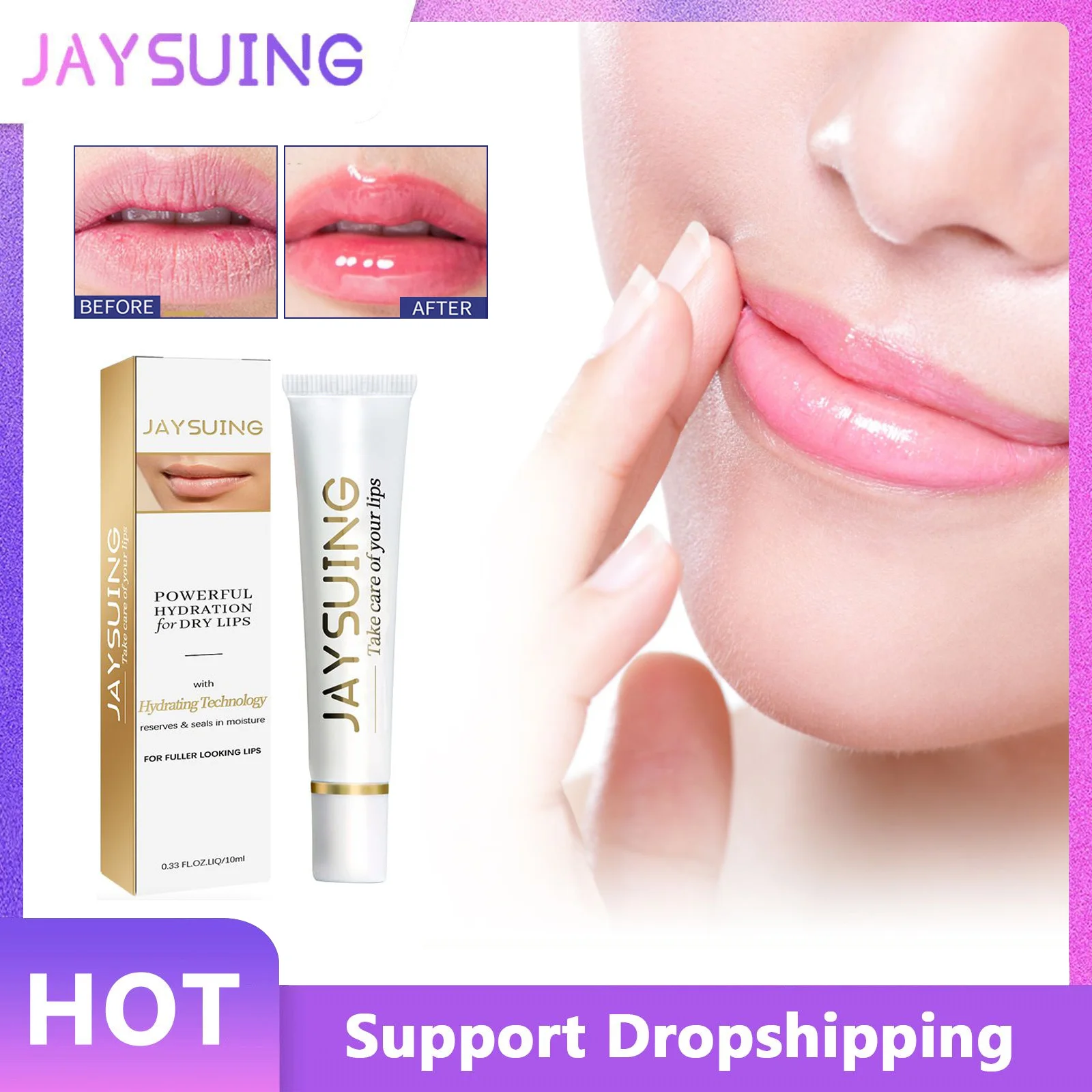 

Anti Aging Lip Balm Anti Cracking Lasting Hydrating Remove Dead Skin Fade Lip Lines Moisturizing Repair Dry Nourishing Lipstick