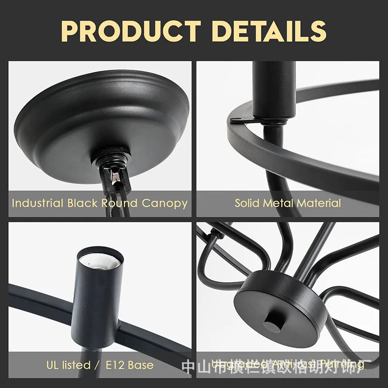 거실 커피 테이블 천장 샹들리에 펜던트 현대 식당 장식 조명 링 라이트 무료 배송 장식 홈 철