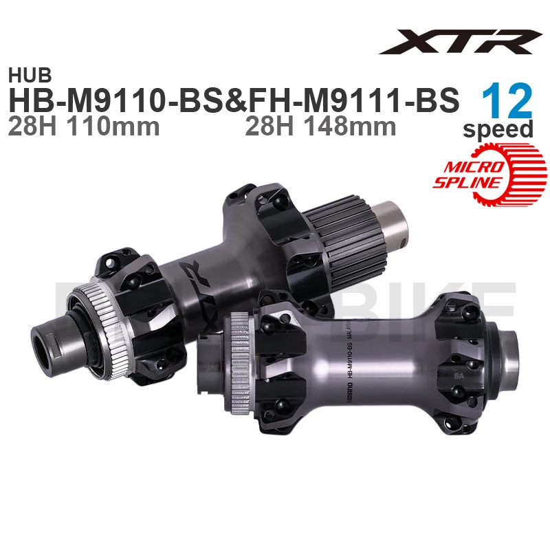 SHIMANO XTR M9100 Disc Brake Front HUB HB-M9110-B HB-M9110-BS
