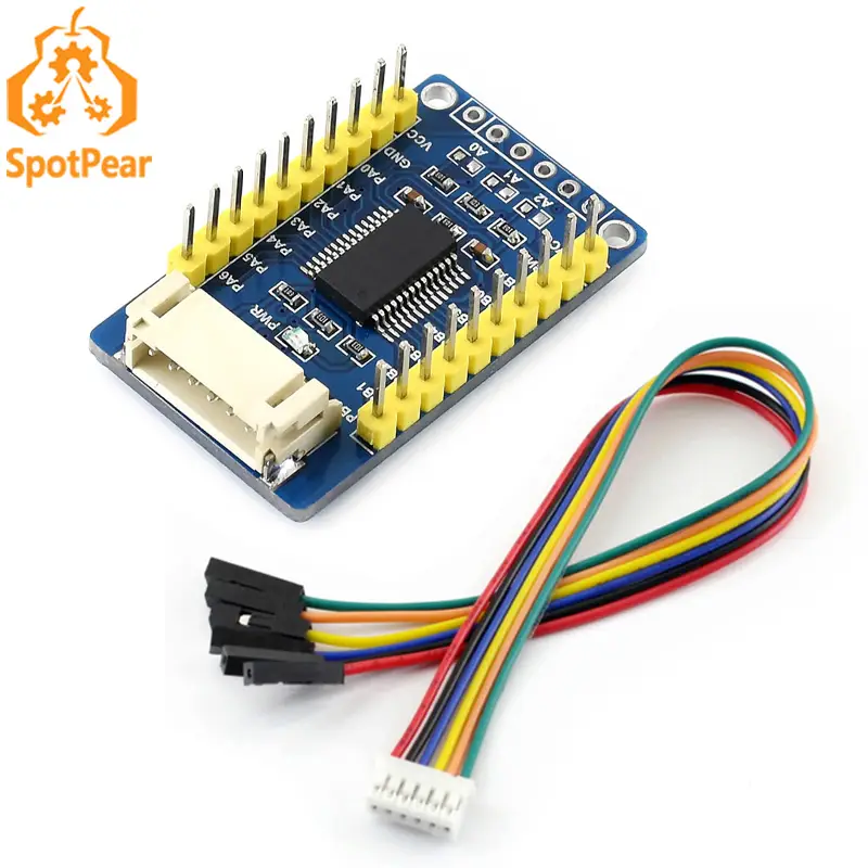 MCP23017 IO Expansion Board I2C Interface Expands 16 I/O Pins, For Arduino/ Raspberry Pi/ STM32 image 1