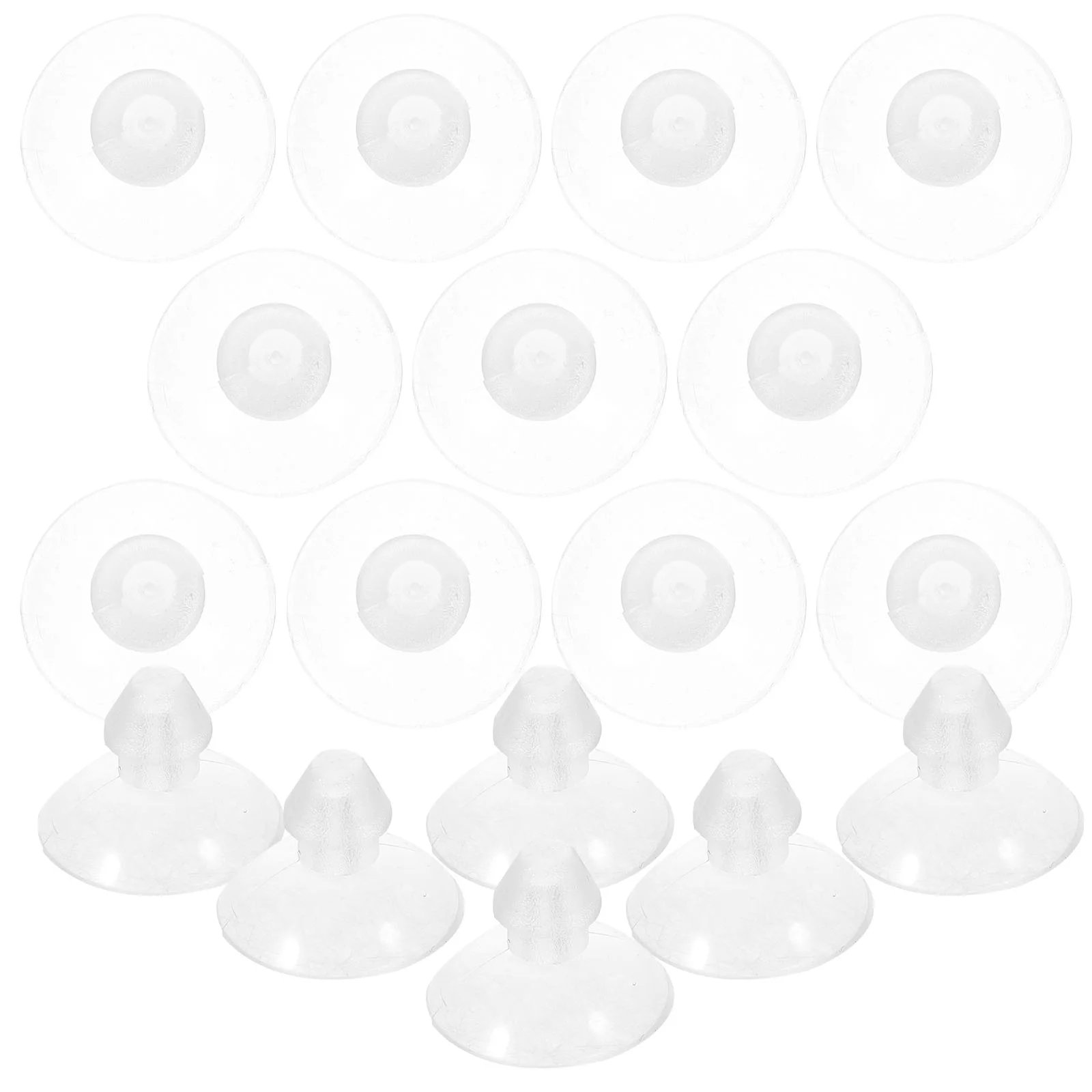 

100pcs Small Suction Cup Accessories Anti-collision Suction Cups Sucker Hanger Pads for Glass
