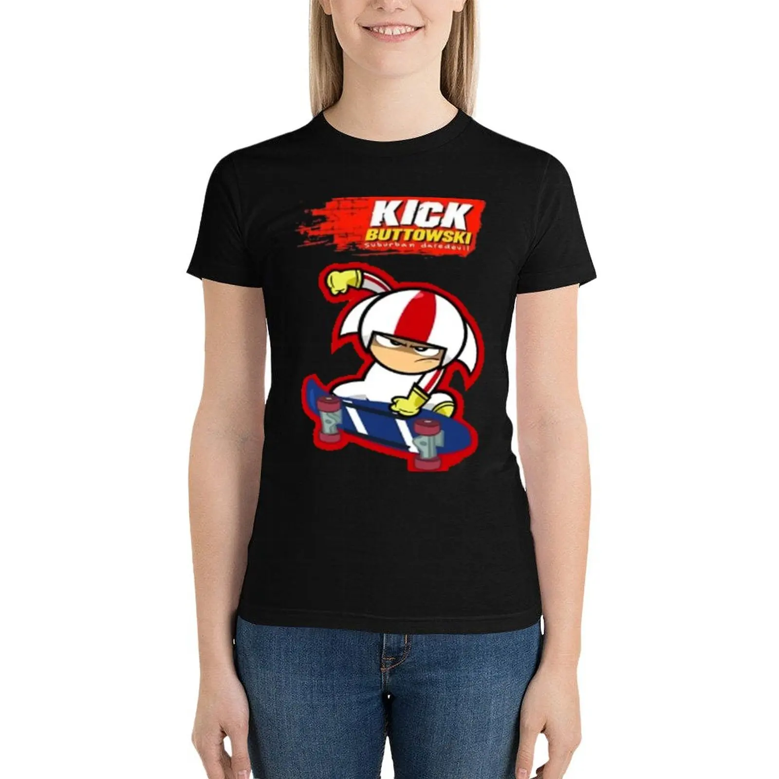 

KB - Name of A Daredevil T-Shirt oversized graphics funny vintage clothes t-shirts for Women pack