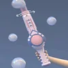Custom Kid Funny Magic Electric Smog Blowing Stick With Glove Hand Play Color Smoke Bubble  Music Led Water Machine Gun Toy Gift 2