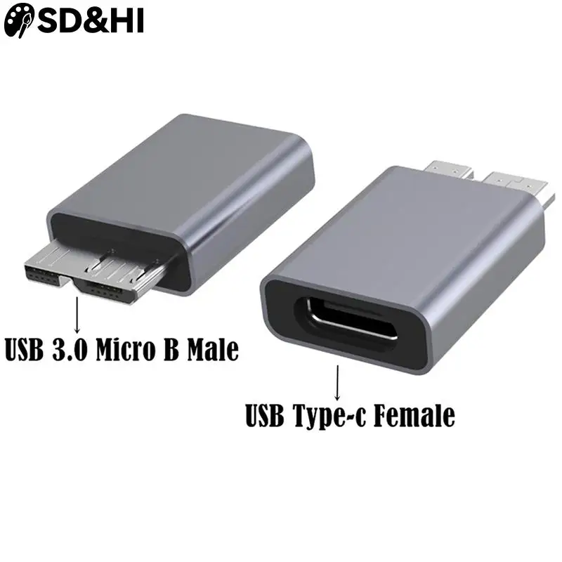 

Адаптер из алюминиевого сплава с портом USB типа C «мама» на Micro B «папа»